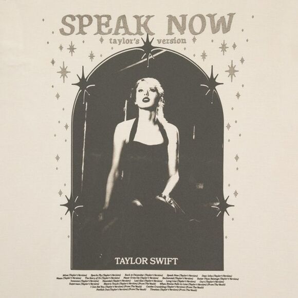 Taylor Swift, the Eris tour speak now T-shirt size L NWT - Picture 3 of 5